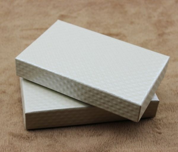 

[simple seven] classic beige check pattern necklace box/festival jewelry set packing/ trend pedant package/ gift bracelet carrying case, Black;white