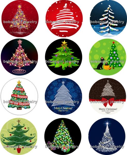 

tree christmas snap button jewelry charm popper for snap jewelry good quality 12pcs / lot gl232 jewelry making, Crystal