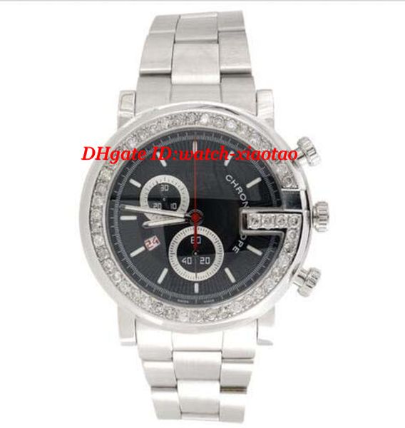 

Роскошные Наручные Часы Мужские Пользовательские Алмаз Ya101309 G-Часы Черный Циферблат Хронограф 3.50 Ctw. 44 мм кварцевые мужские часы мужские часы высокое качество
