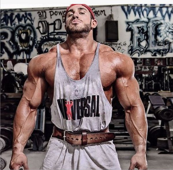 

универсальная печать фитнес мужчины blank стрингер cotton tank top singlet бодибилдинг спорт undershirt одежда центр vest muscle singlet раз, White;black