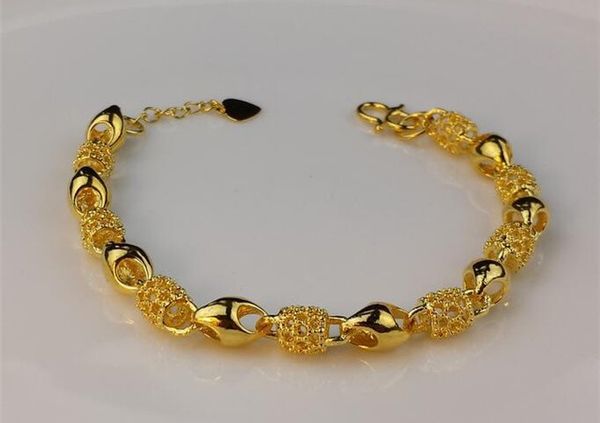 

Позолоченный 18-каратный золотой женский браслет Свадебные первые подарки