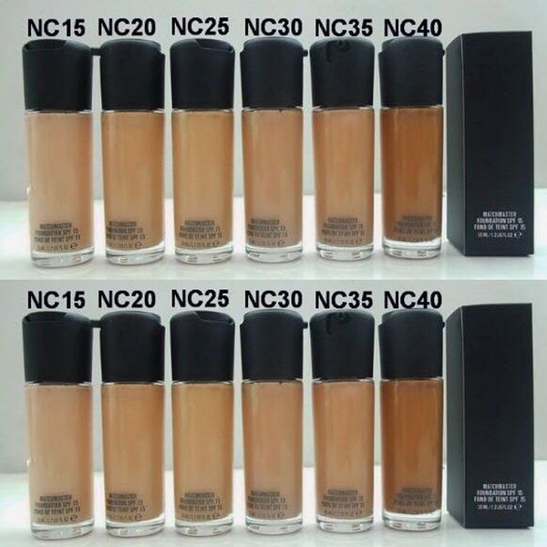 

M@c Matchmaster Foundation SPF 15 Face Liquid Foundation макияж студия Fix Foundation 35 мл NC15 NC20 NC25 NC30 NC35 NC40