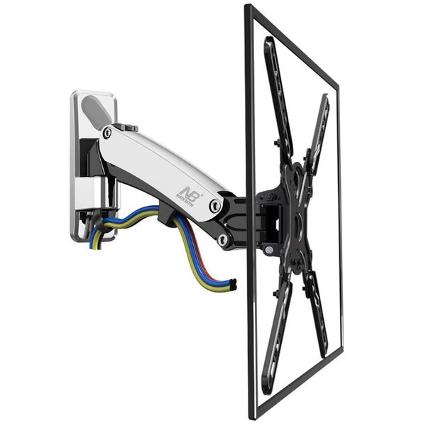 NB F400 Gasdruckfeder, 127–152 cm, LED-LCD-TV-Wandhalterung, voll beweglicher Monitorhalter, Armlast: 22–55 lbs (15–23 kg)