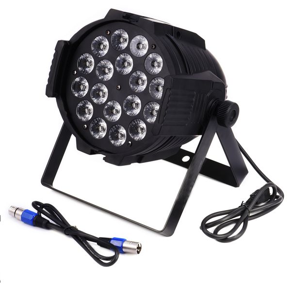 

бесплатная доставка led par light 18x10 вт rgbw dj lights для dj party ночной клуб сценическая концертная церковь