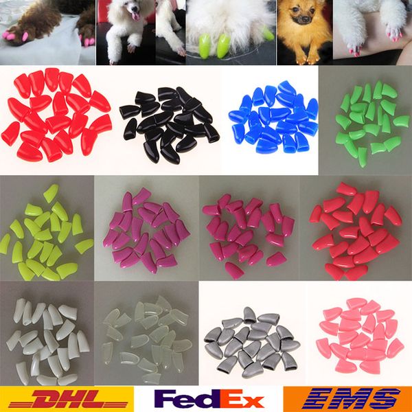 

pet nail sets colorful pet nail sets cat armor products dog nail sets send glue fashion novelty cat dog armor products wx-g09
