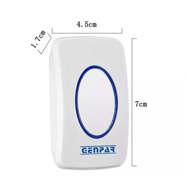 

новый smarthome беспроводной дверной звонок перезвон плагин кнопка со светодиодным индикатором встроенная музыка 36 куранты для домашнего оф