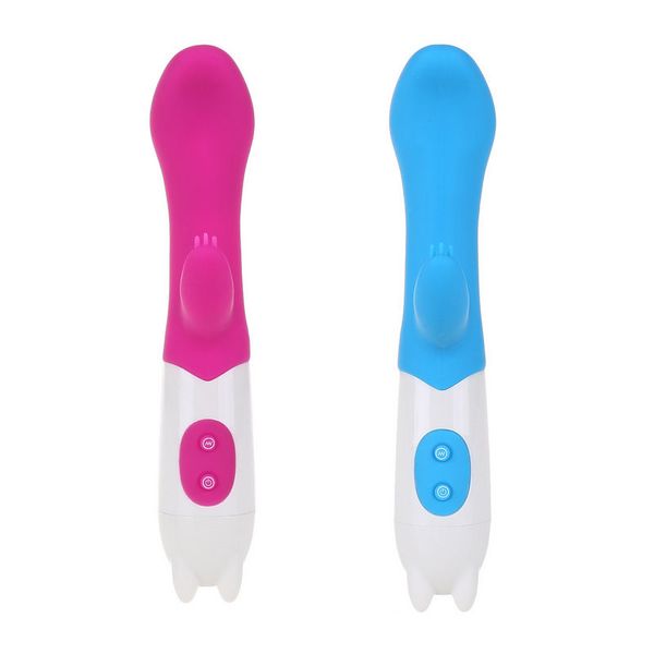 Il giocattolo impermeabile del sesso del punto G si masturba il vibratore # R410 del massaggiatore di vibrazione del dildo di spinta