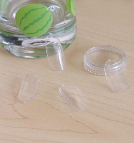 

fashion false nail curved nail tips 0-9 single number sale artificial nail tips ellipse customized, Red;gold