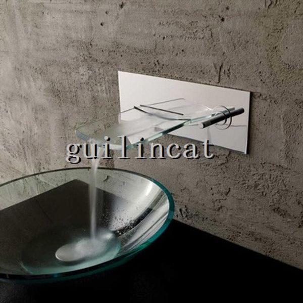 2020 New Brushed Nickel Waterfall Faucet Vessel