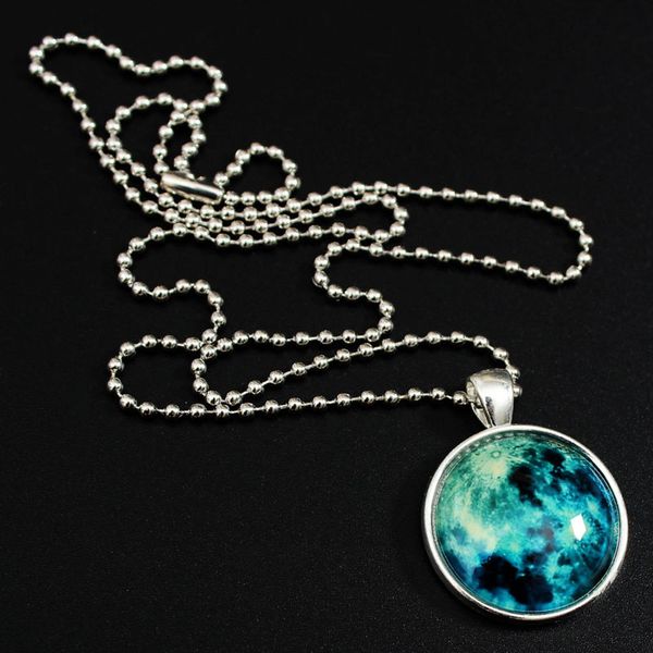 

european and american style collar necklace time gemstone fashion jewelry moon stars time gem sweater chain necklace ing, Silver