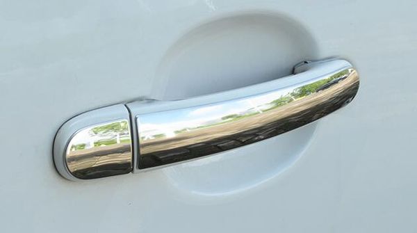 High Quality Stailness Steel Door Handle Cover Handle Decoration Metal Sticker For Volkswagen Polo 2011 2017 Car Accessories Interior Car Anatomy