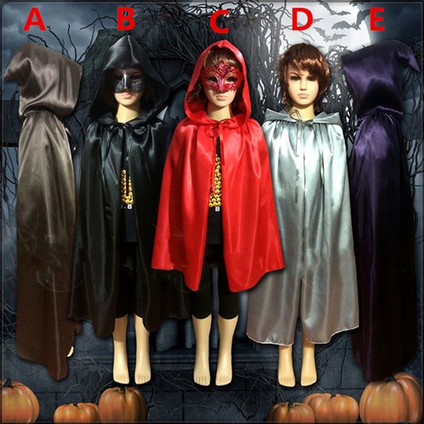 2016 kids boys girls cloak robe cape hooded shepherds halloween fancy dress costume free shipping
