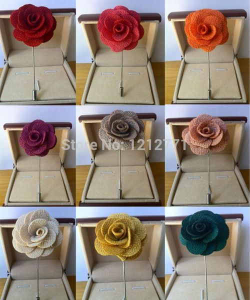 Femmes Hommes Classique Fleur Corsage Stick broche épinglette Boutonnière Mariage