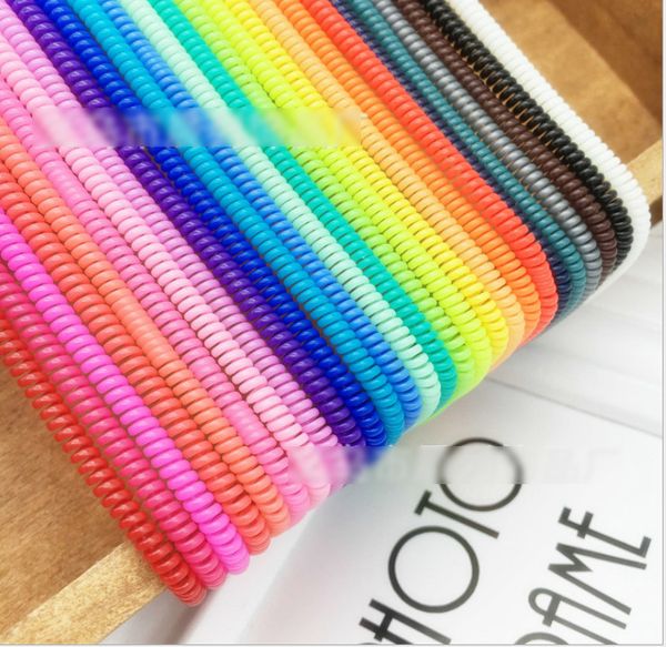 

Оптовая Симпатичные Wrap Кабель Протектор Провода 50 см Tidy Наушники Организатор Дер