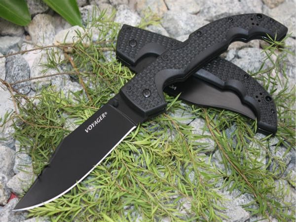 

Tactical Tool Cold Steel Knife 29UXTGH VOYAGER XL CTS XHP Drop knife Voyager Series Custom Edition Collection Knife Gift F700E