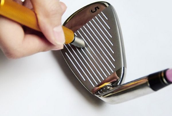 Quatro cores Golf Club Groove Sharpener Melhoram Backspin e Controle de Bola - Wedges e Irons Frete Grátis