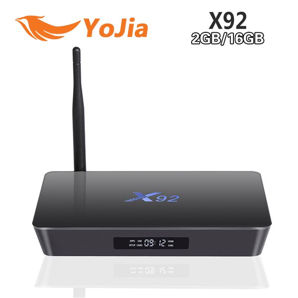 

10pcs [Genuine] X92 Android 7.1 TV Box Amlogic S912 2G 3G 16G Octa Core 5G Wifi Set Top Box