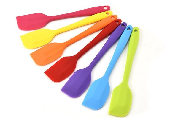 Ferramentas de Cozinha Silicone Bolo Raspador de Creme Manteiga Espátula Misturando Cozinhar Raspador-Pincel de Silicone-Cozimento Ferramenta SN6110