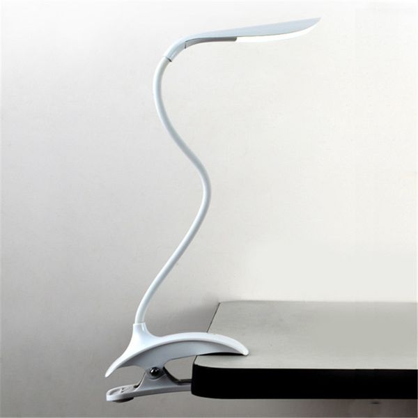 2019 Folding Desk Lamp Dimmable Led Desk Lighting Bedside Reading Home Usb Flexible Lamp Led Reading Light Silver Bedside Industrial Desk Lamp From