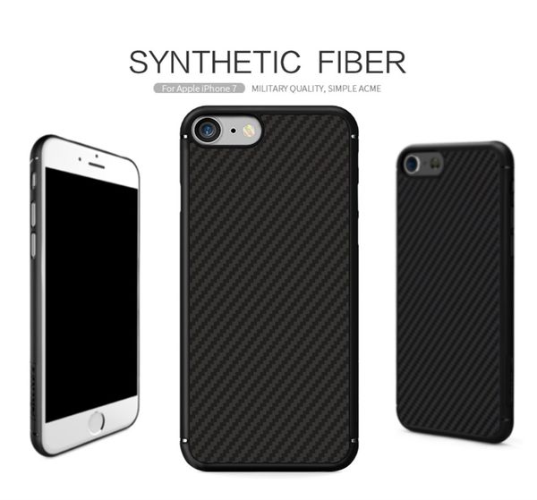 

Nillkin Чехол из углеродного волокна для iPhone 6 6s Чехол 7 Plus Oneplus 3 5 / Huawei P10 Plus / Samsung Galaxy S8