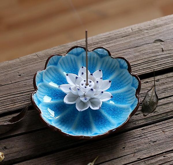 

Drop shipping Jingdezhen керамическая палочка joss, лотосная ладана, творческая, ручная работа