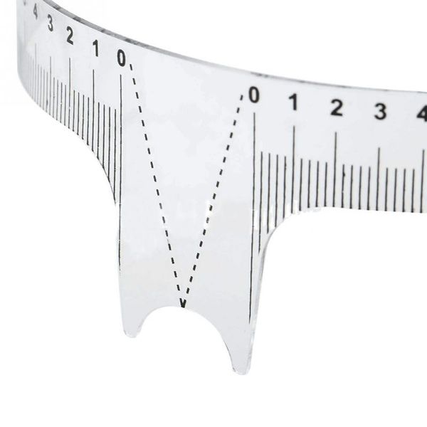 

new eyebrow grooming stencil shaper ruler measure tool makeup reusable eyebrow ruler tool measures 7709213