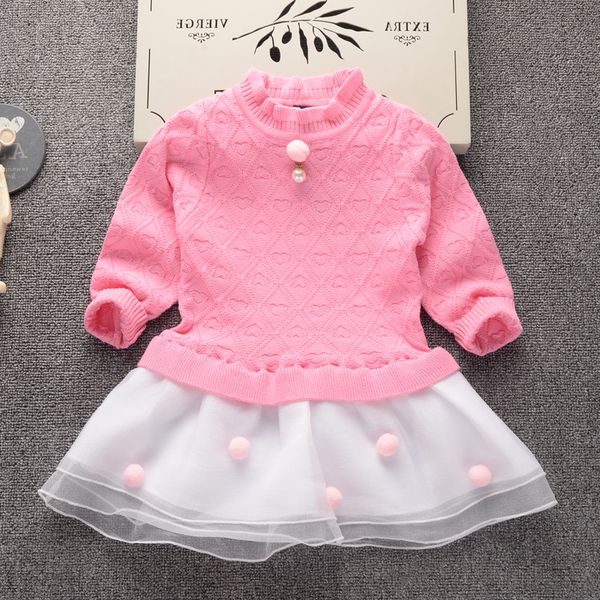 2017 Autumn Winter New Girls Net Yarn Princess Dress Kids Baby Sweater Children Clothing Cotton Knitted Skirt Jumper Pullover Sweater Design For Kids 2017 Autumn Winter New Girls Net Yarn Princess Dress Kids Baby Sweater Children Clothing Cotton Knitted Skirt Jumper Pullover Sweater Design For Kids