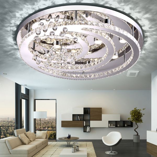 

new design k9 crystal led chandelier ceiling lights for living room bedroom modern pendant lamp indoor led lighting