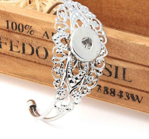 

new 5pc/lot christmas fit for 18mm charm 18mm noosa alloy bracelet diy accessories snap button giner button diy jelwery drop shipping, Black