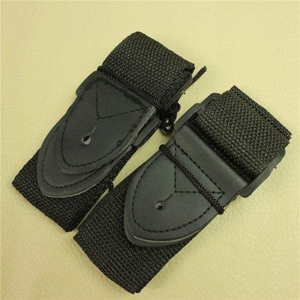 2 PCS Correias Preto Acoustic Bass Guitarra Elétrica Strap Guitar Parts Instrumentos Musicais Acessórios