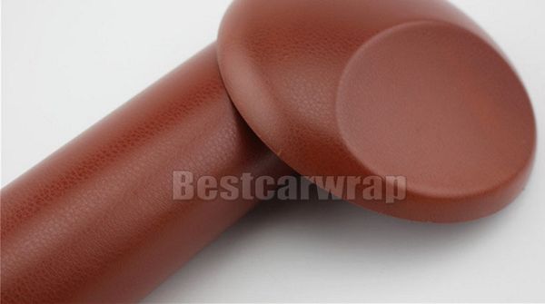 2019 Brown Leather Vinyl Car Wrap Film Car Interior Exterior Vinyl Wrap Skin With Air Bubble Free 1 52 30m Roll From Bestcarwrap 211 06