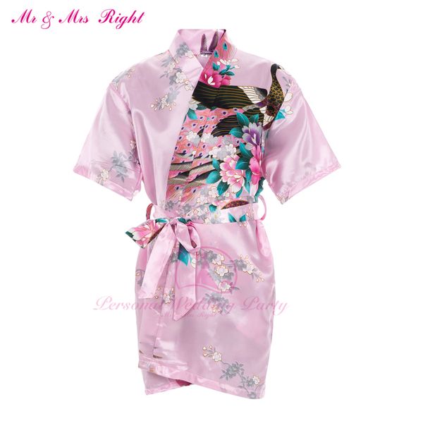 

wholesale- new summer kid robe satin prom gown flower girl bathrobe kimono party clothes child pajamas bath outfits, Black;red