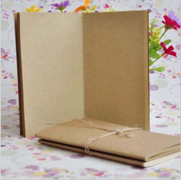 

mini pocket cowhide paper notebook vintage stationery wholesale notebook kraft paper notepads pencil sketch drawing notes book, Purple;pink