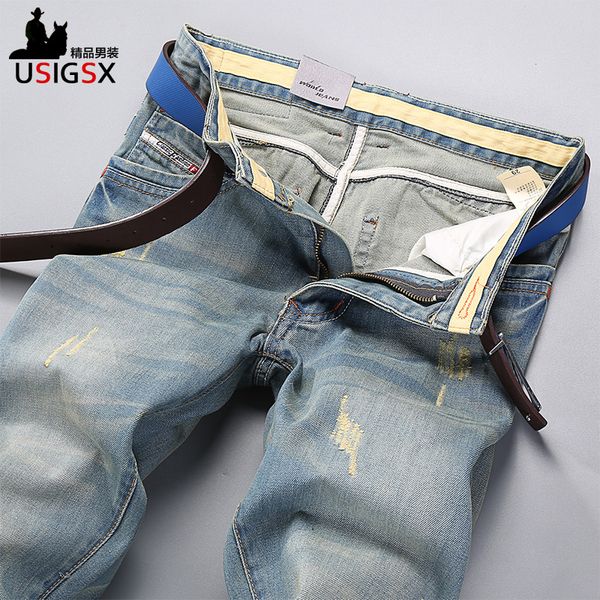 

wholesale-2016 summer men's outdoor activities warm jeans brand jeans men's jeans warm flocking warm soft wool men, Blue