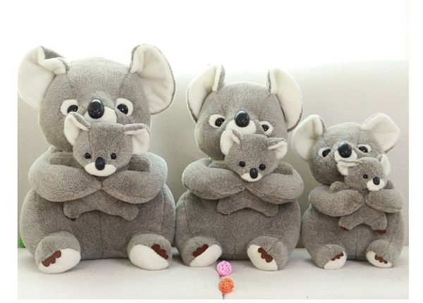 Australia Animal Koala Cushion Cute Stuffed Pillow Mom Hold Kids