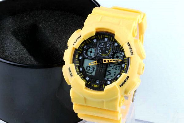 

Новые мужские спортивные часы relogio GWG с коробкой LED наручные часы с хронографом, во