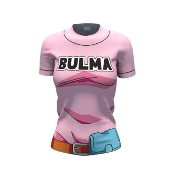 

Women Style Summer Casual Short sleeve t shirt Dragon Ball Z 3d t shirt bulma 97 letters t shirts tees