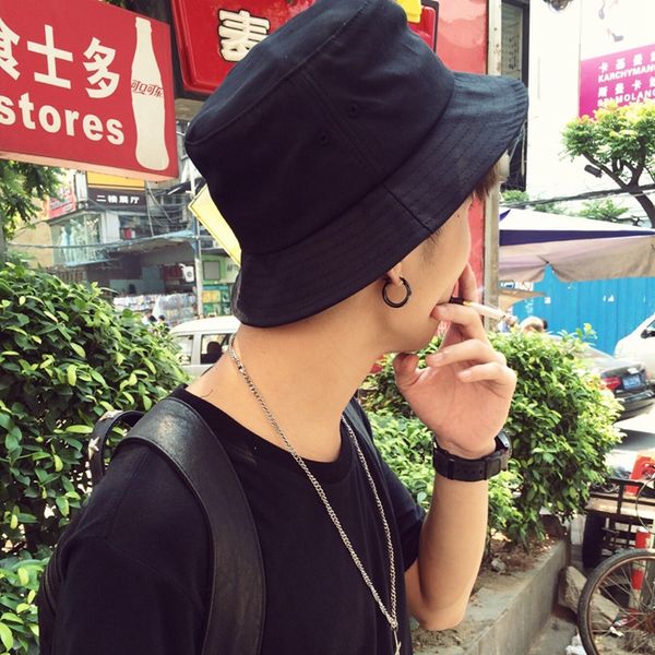 

2017 new color light-colored hat hat, hip-hop skateboard street dance basin hat, fisherman hat, tide outdoor sun men and women hat wholesale, Blue;gray