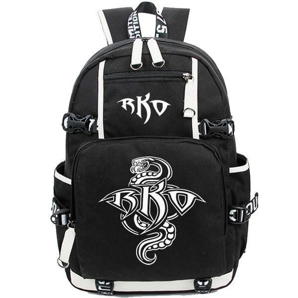 

rko star backpack randy orton day pack wrestling player school bag fans packsack quality rucksack sport schoolbag outdoor daypack