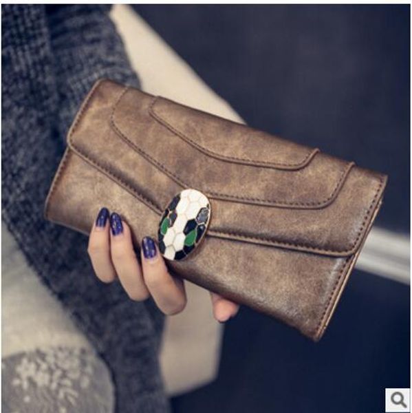 

2017 горячий продавать женщины кошелек высокого качества моды змеи сумка кошельки молния кошелек для монет сумочка бренд длинный кошелек нов