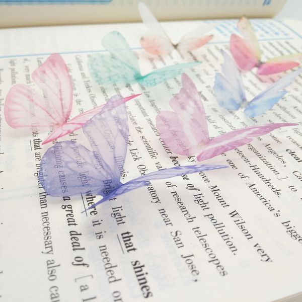 6cm Chiffon Butterfly Wedding Decorations Home Party Decoration