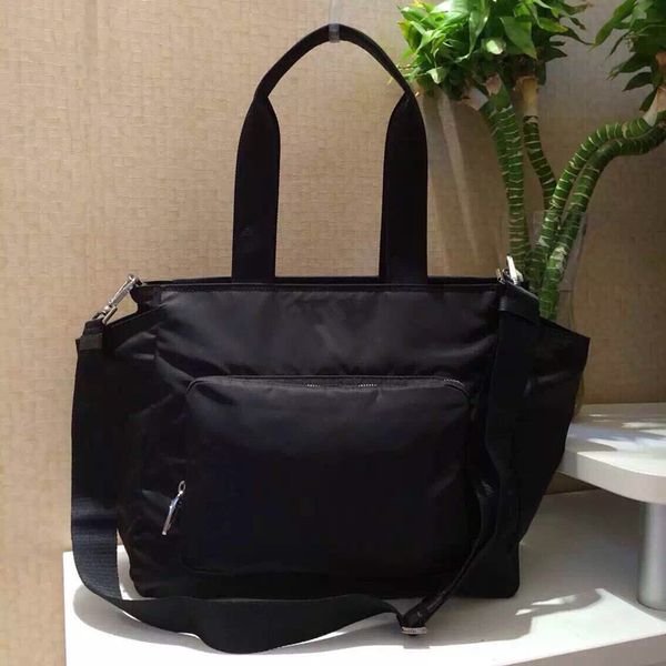 

4102 black cloth mami bag tote handbag with met and fedding bottle cover me anger bag