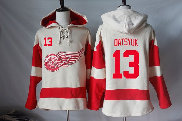 

detroit red wings hoodies jerseys blank pavel datsyuk henrik zetterberg niklas kronwall dylan larkin stephen weiss hoodies sweatshirts, Black;red