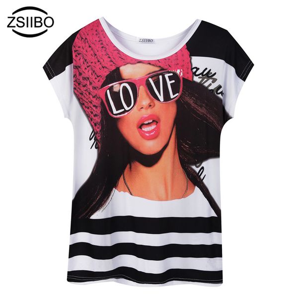 

women new summer women o-neck clothing banvtx06 19 print t-shirt casual wholesale- design whiter short sleeve ladies styles wh ctxp, Black