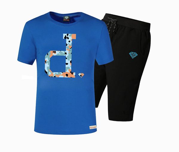 

28869 s-5xl wholesale-men short sleeve t shirt diamond supply hip hop skate clothing fashion brand tracksuits, Gray