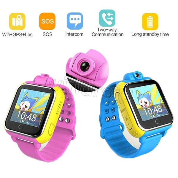 Q730 Wifi 3G Smart Baby Watch JM13 Q730 Kamera GPS-Standort Touchscreen-Tracker für kindersicheres Kind SOS-Monitor für IOS Android Phone G75