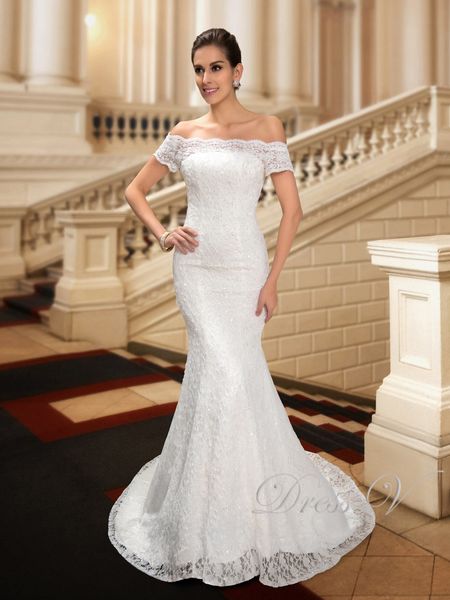 

Romantic Princess Lace Wedding Dresses 2019 Sexy Off the Shoulder Mermaid Lace Wedding Dresses Bridal Gowns Robe De Mariage Custom Made