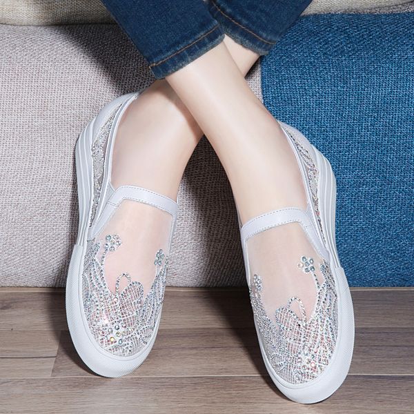 

2016 guciheaven new ummer andal women ingle ca ual hoe pring autumn breatherbale zapato mujer 12091 ize34 40, Black