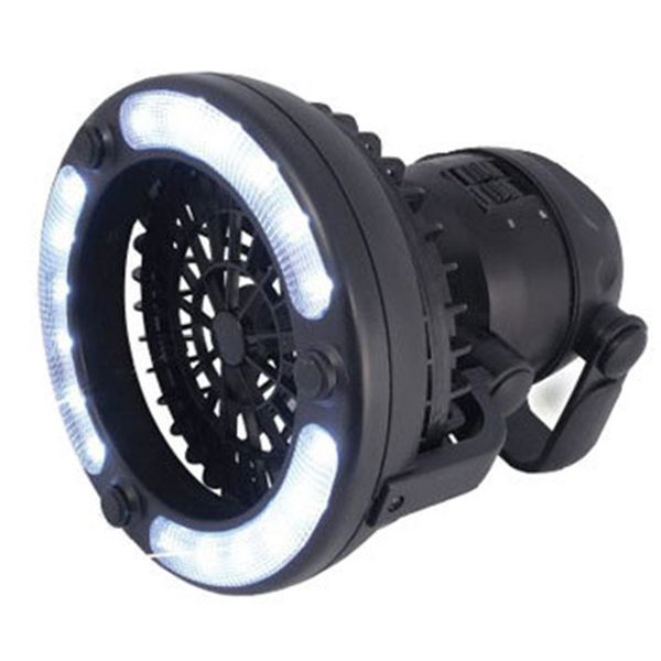 2 In 1 18 Led Camping Fan Light Combo Flashlight And Ceiling Fan