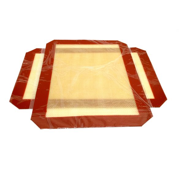 

8.5 x 12" wholesale large red silicone oil concentrate pad non-stick silicone mat 100 pcs/lot
